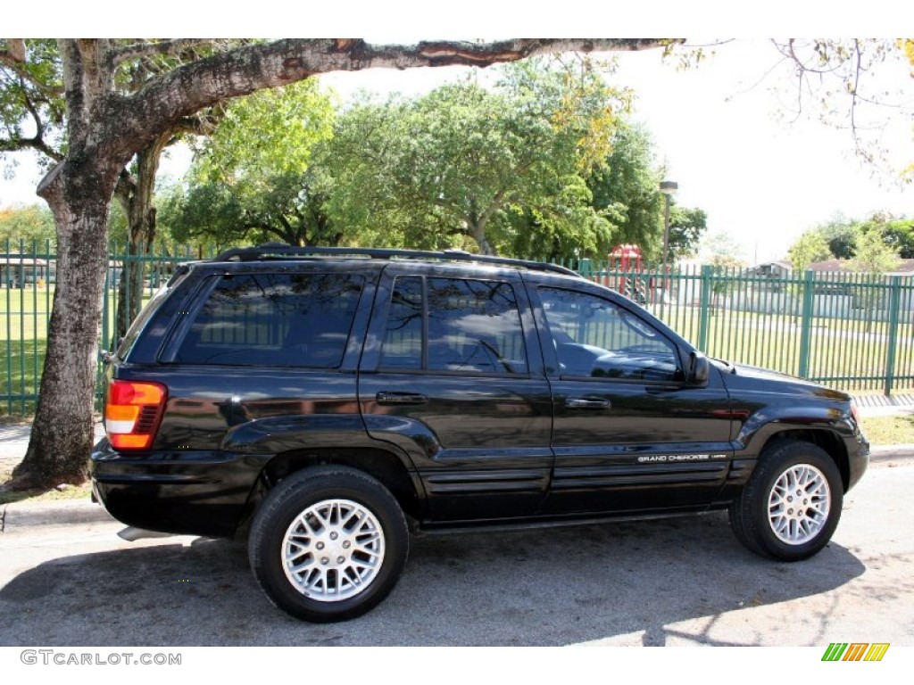 2004 Grand Cherokee Limited 4x4 - Brillant Black Crystal Pearl / Dark Slate Gray photo #10