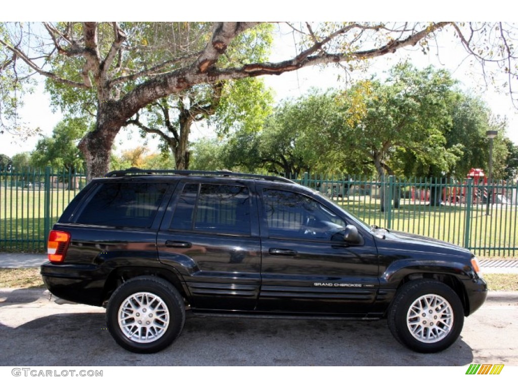 2004 Grand Cherokee Limited 4x4 - Brillant Black Crystal Pearl / Dark Slate Gray photo #11