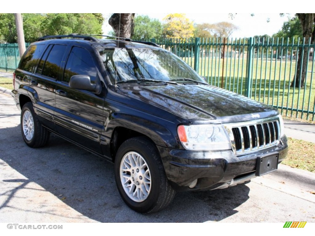 2004 Grand Cherokee Limited 4x4 - Brillant Black Crystal Pearl / Dark Slate Gray photo #15