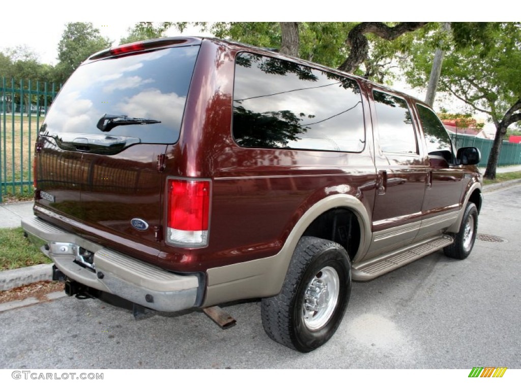 2000 Excursion Limited 4x4 - Chestnut Metallic / Medium Parchment photo #5