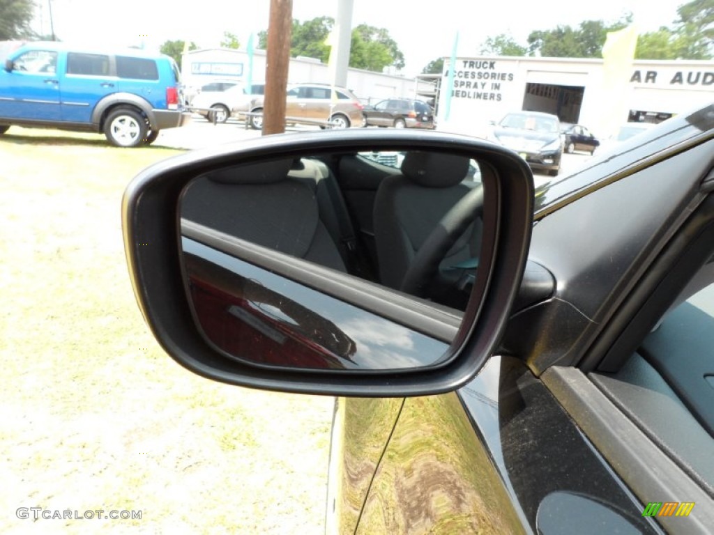 2012 Elantra GLS - Midnight Black / Gray photo #13