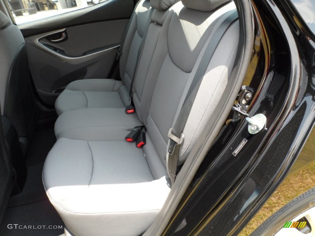 Gray Interior 2012 Hyundai Elantra GLS Photo #50267390