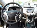 Gray 2012 Hyundai Elantra GLS Dashboard
