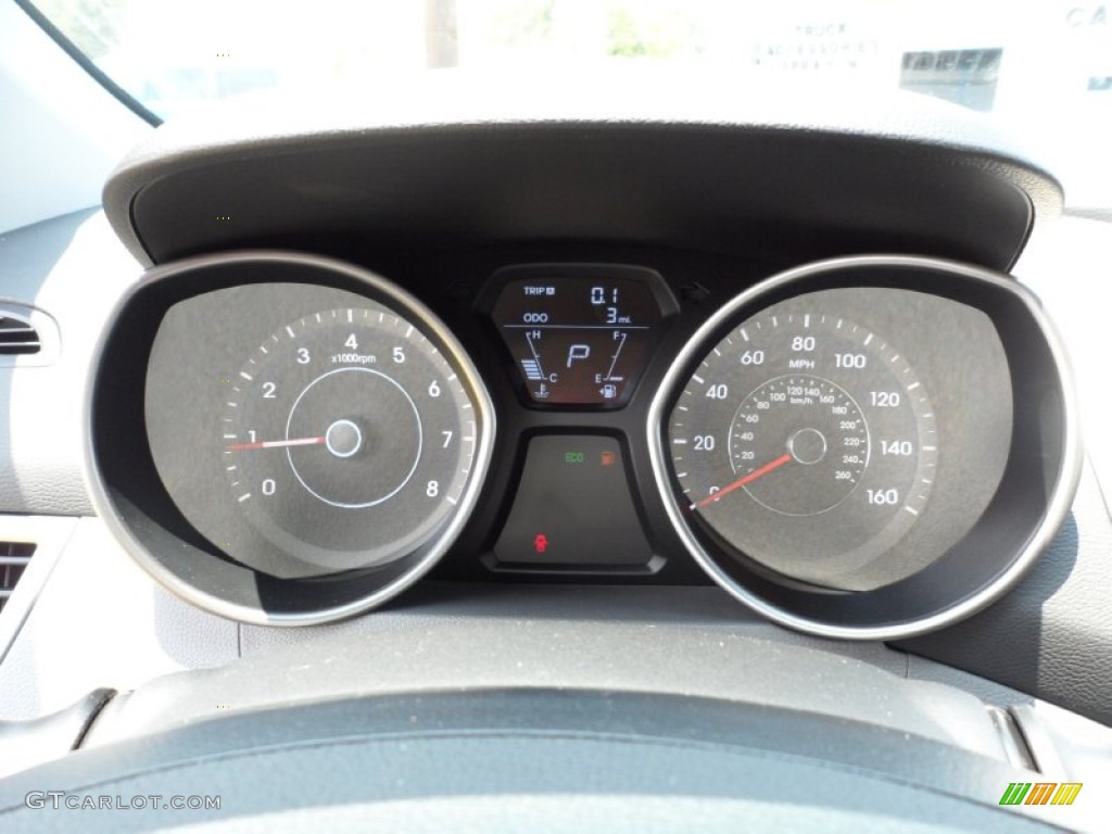 2012 Hyundai Elantra GLS Gauges Photo #50267423