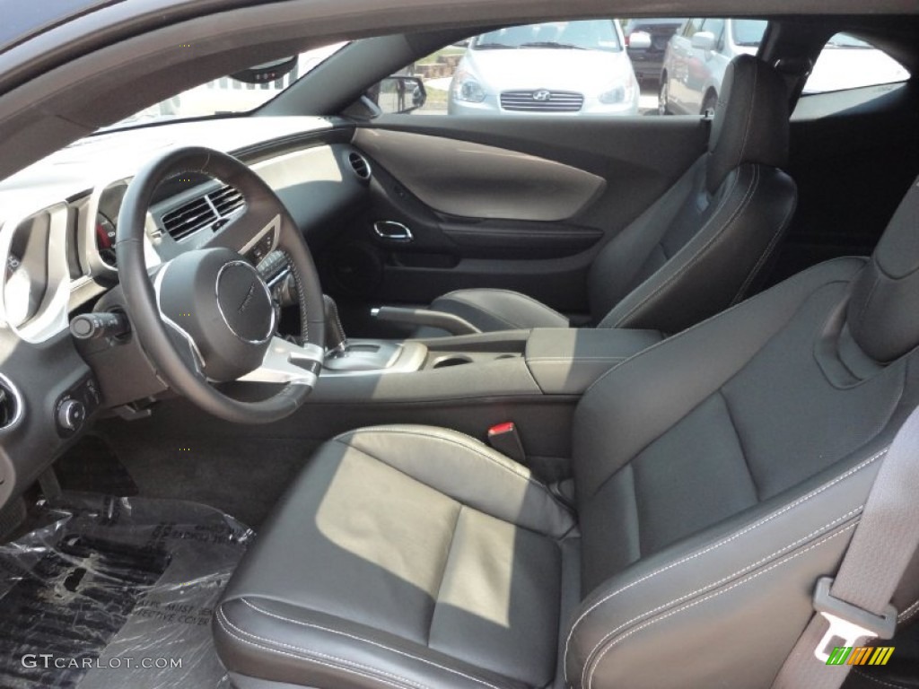 Black Interior 2010 Chevrolet Camaro SS Coupe Photo #50268852