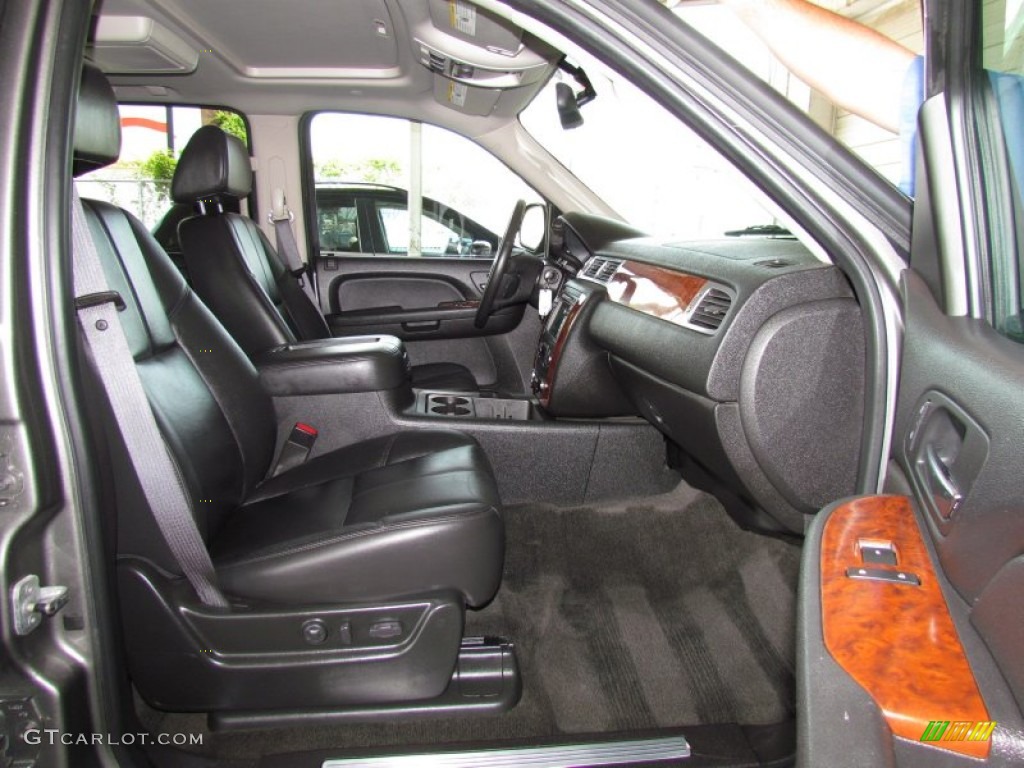 Ebony Interior 2008 Chevrolet Suburban 1500 LTZ 4x4 Photo #50269128