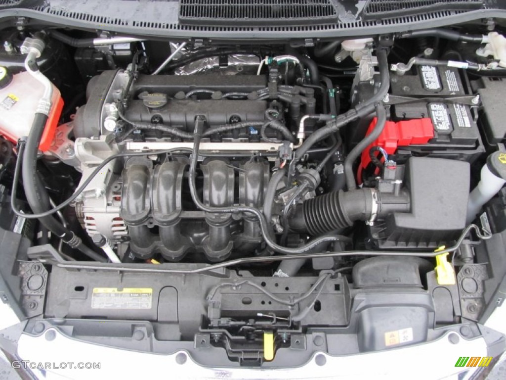 2011 Ford Fiesta SEL Sedan 1.6 Liter DOHC 16-Valve Ti-VCT Duratec 4 Cylinder Engine Photo #50269614