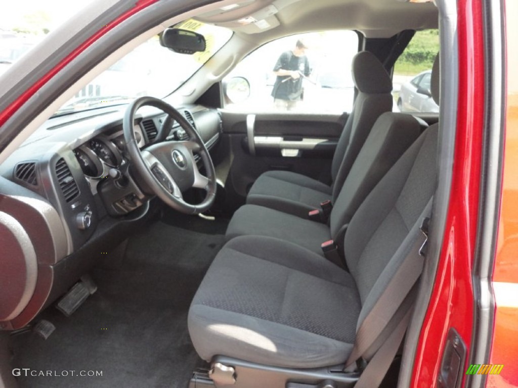 Ebony Interior 2008 Chevrolet Silverado 1500 LT Extended Cab 4x4 Photo #50269944