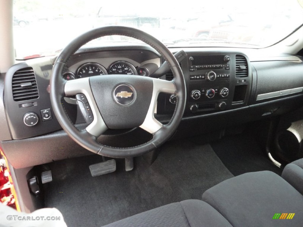 2008 Chevrolet Silverado 1500 LT Extended Cab 4x4 Ebony Dashboard Photo #50269947