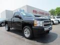 2009 Black Chevrolet Silverado 1500 LS Regular Cab  photo #1