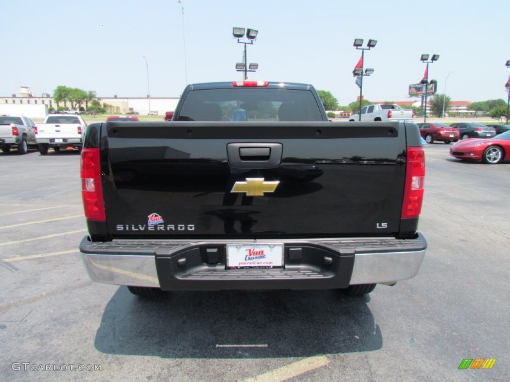 2009 Silverado 1500 LS Regular Cab - Black / Dark Titanium photo #6