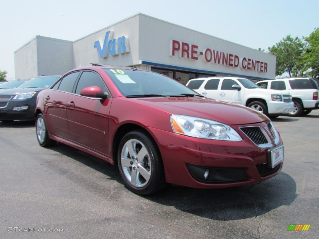 2010 G6 GT Sedan - Performance Red Metallic / Ebony photo #1