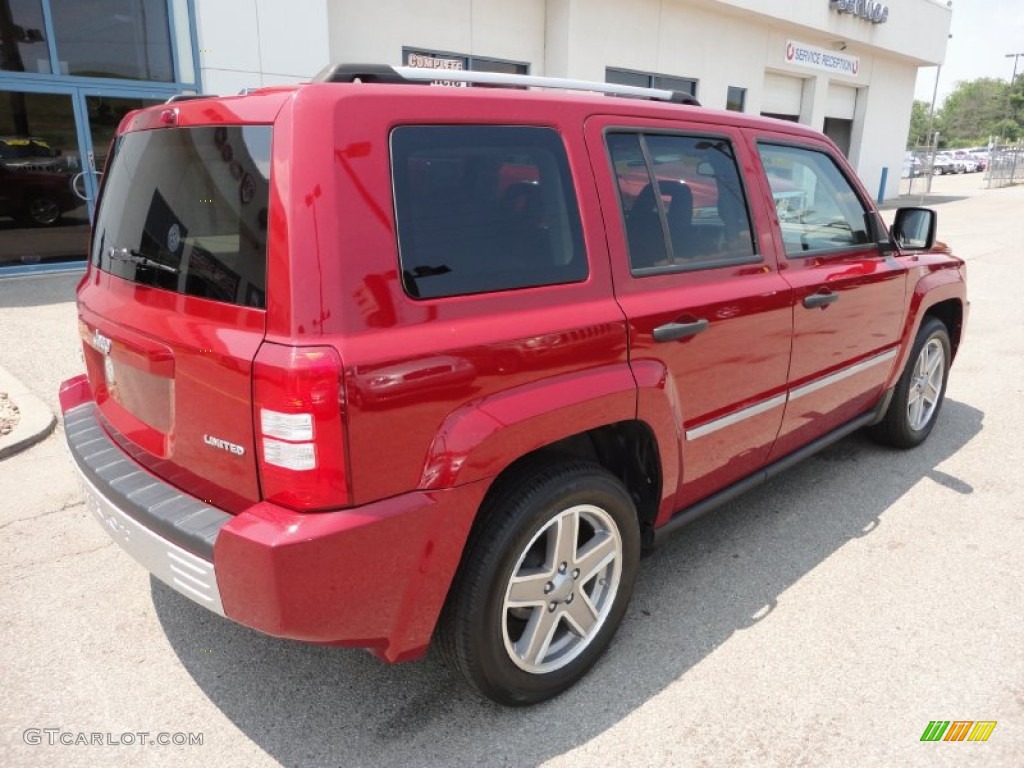 Red Crystal Pearl 2008 Jeep Patriot Limited 4x4 Exterior Photo #50270673
