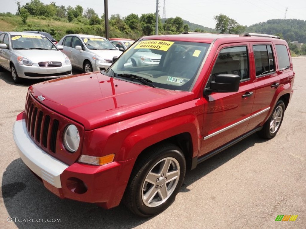 Red Crystal Pearl 2008 Jeep Patriot Limited 4x4 Exterior Photo #50270736