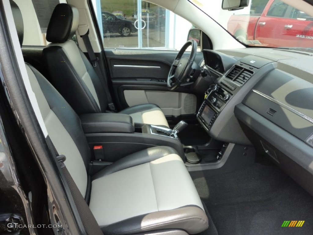 2009 Journey R/T - Brilliant Black Crystal Pearl / Dark Slate Gray/Light Graystone photo #22