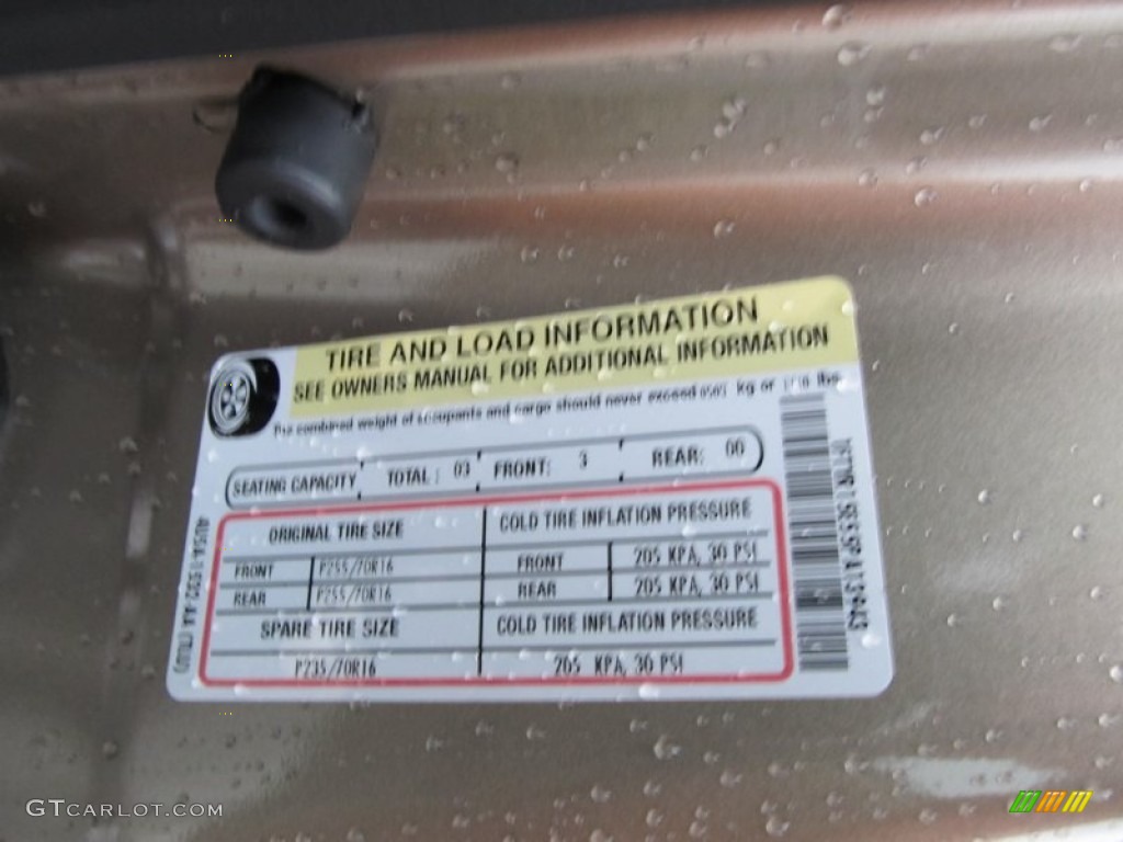 2005 Ford Ranger XLT SuperCab 4x4 Info Tag Photos