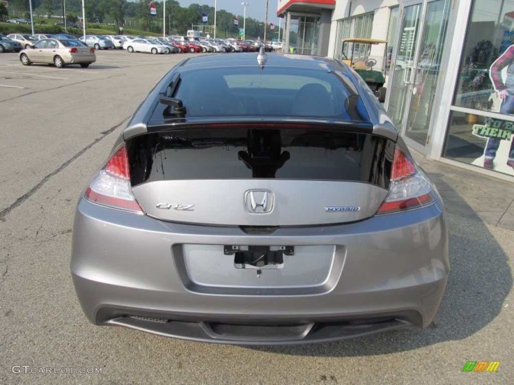 Storm Silver Metallic 2011 Honda CR-Z EX Navigation Sport Hybrid Exterior Photo #50271891