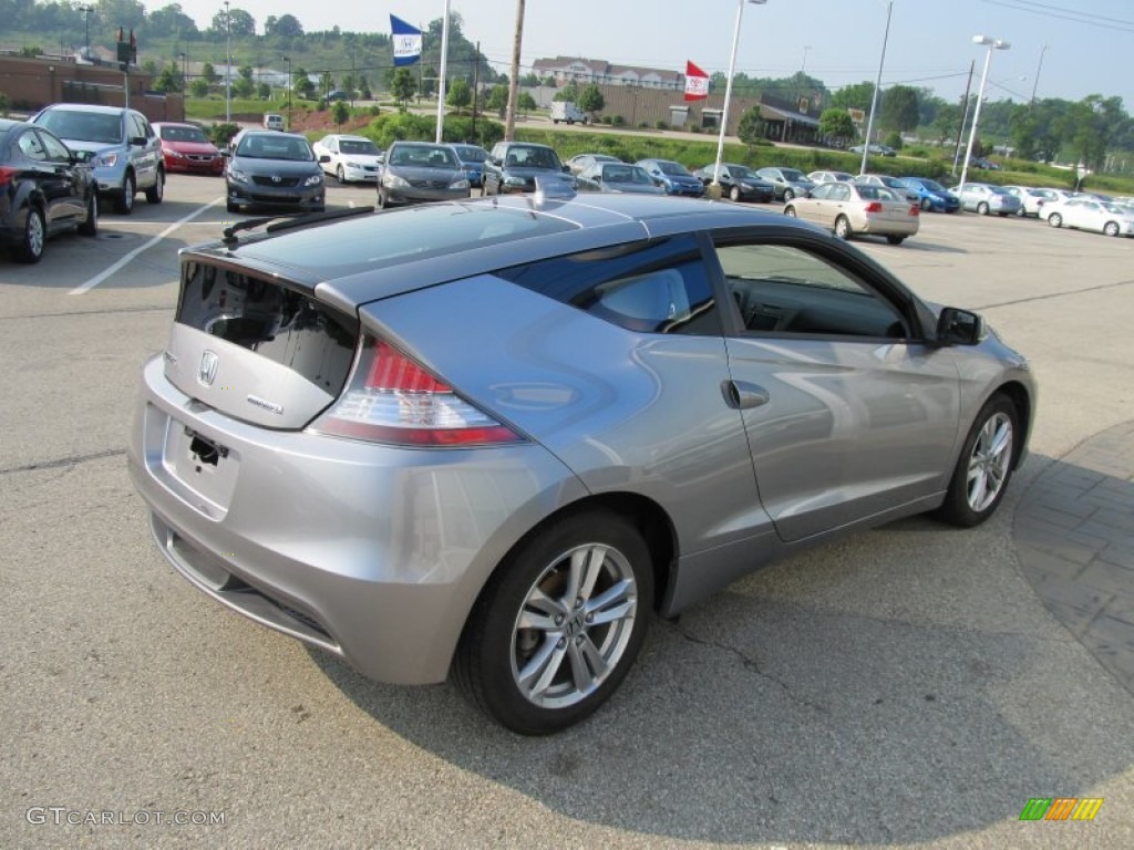 Storm Silver Metallic 2011 Honda CR-Z EX Navigation Sport Hybrid Exterior Photo #50271924