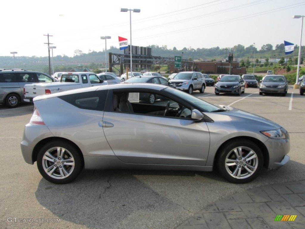 Storm Silver Metallic 2011 Honda CR-Z EX Navigation Sport Hybrid Exterior Photo #50271945