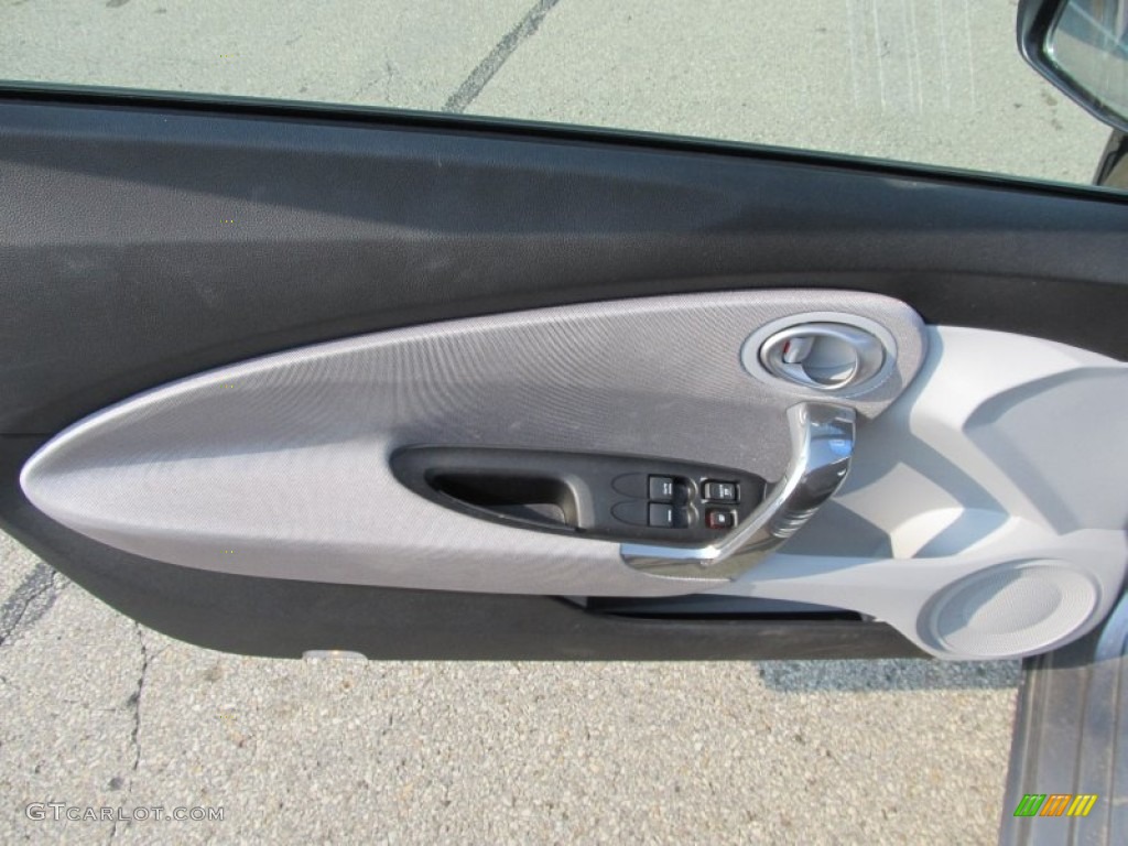 2011 Honda CR-Z EX Navigation Sport Hybrid Gray Fabric Door Panel Photo #50272011