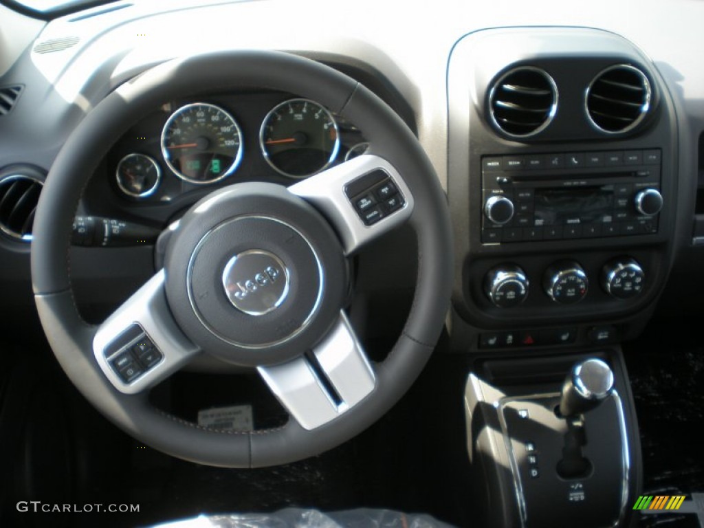 2011 Jeep Patriot Latitude X 4x4 Dark Slate Gray Dashboard Photo #50272203