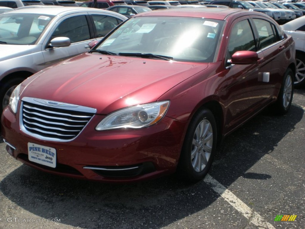 2011 200 Touring - Deep Cherry Red Crystal Pearl / Black/Light Frost Beige photo #1