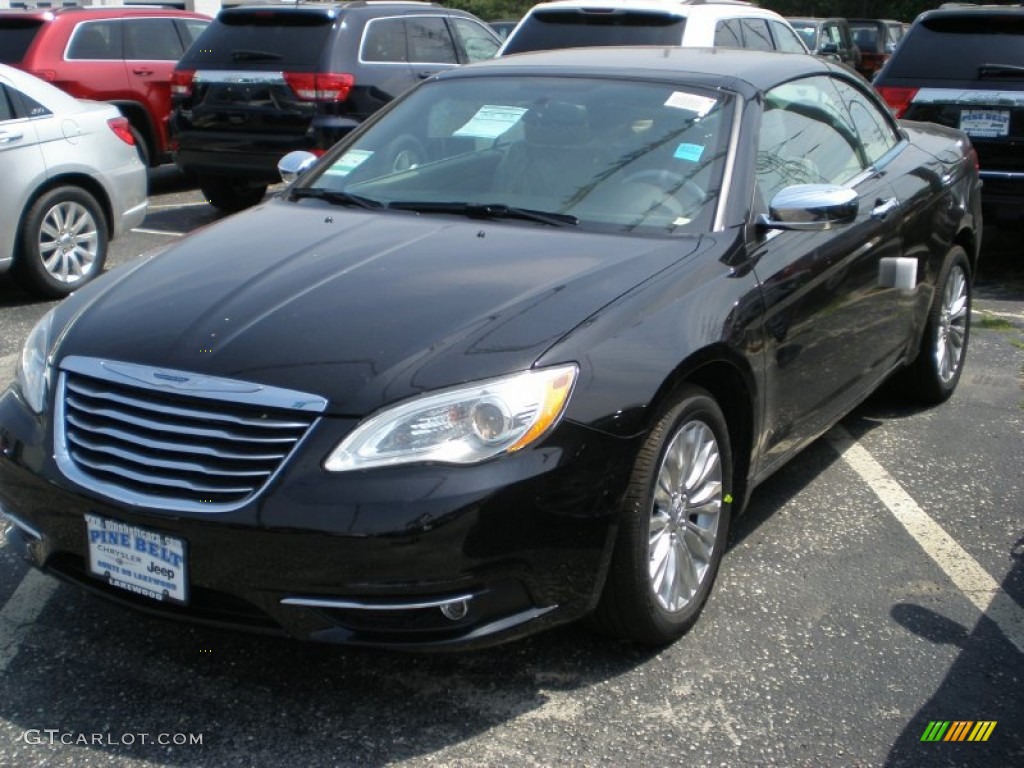 2011 200 Limited Convertible - Black / Black/Light Frost Beige photo #1