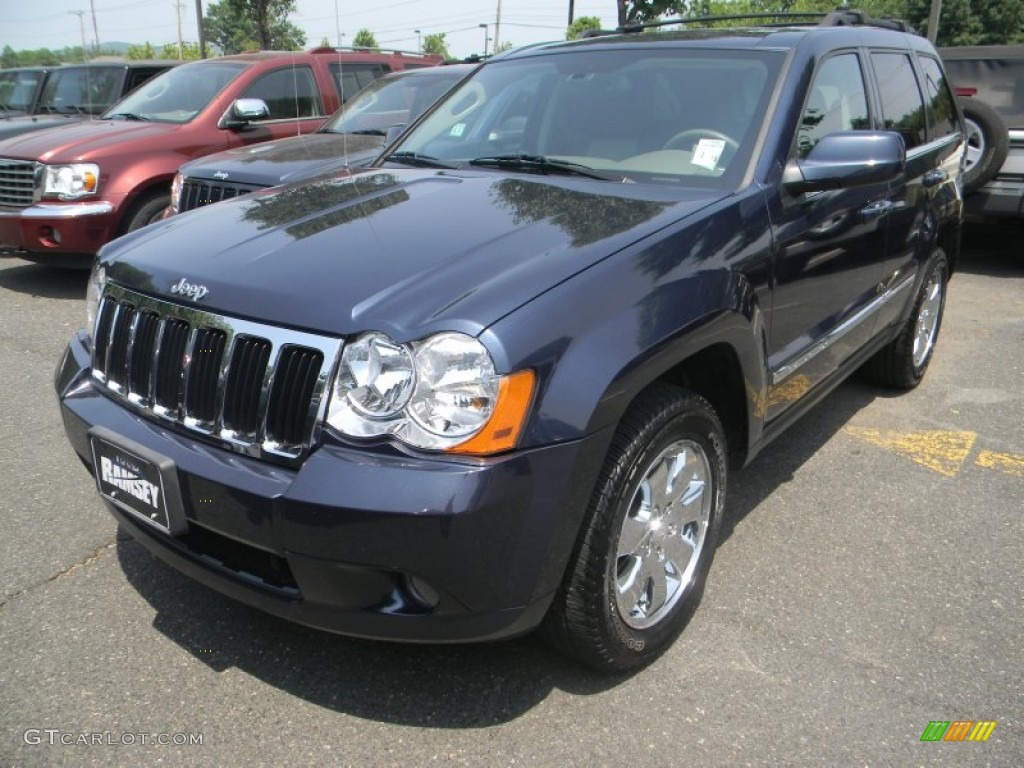 2008 Grand Cherokee Limited 4x4 - Modern Blue Pearl / Dark Slate Gray/Light Graystone photo #1