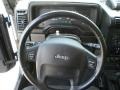 Dark Slate Gray 2006 Jeep Wrangler Unlimited Rubicon 4x4 Steering Wheel