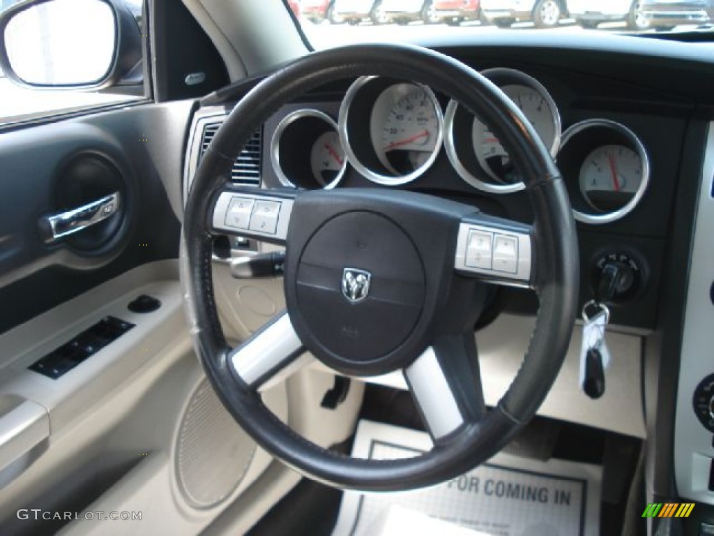 2006 Dodge Magnum R/T Dark Slate Gray/Light Graystone Steering Wheel Photo #50274936