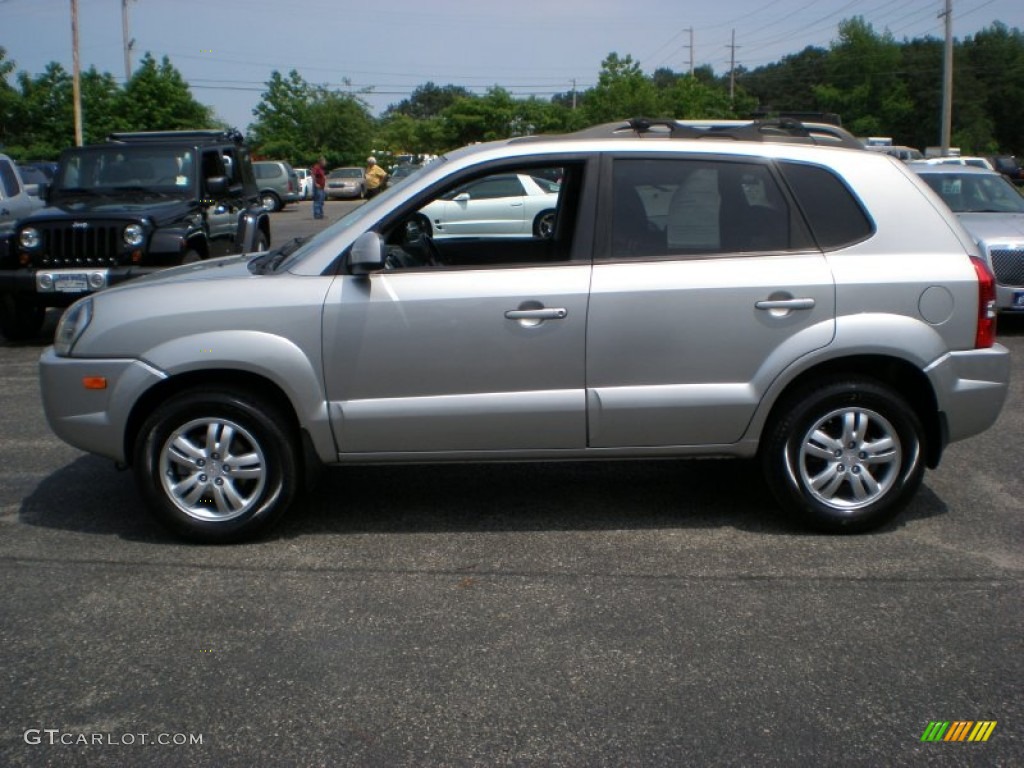 Platinum Silver 2008 Hyundai Tucson Limited Exterior Photo #50275047