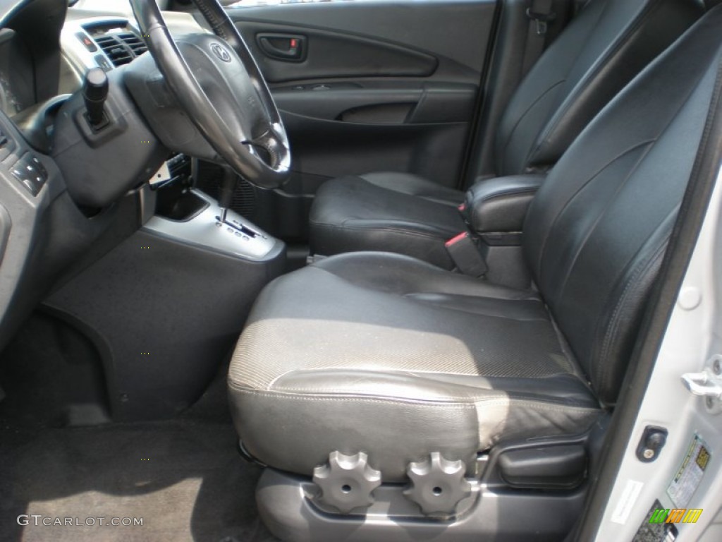 Black Interior 2008 Hyundai Tucson Limited Photo #50275125