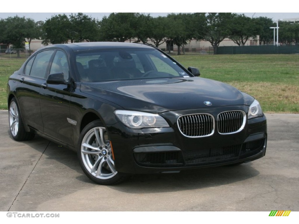 Black Sapphire Metallic 2012 BMW 7 Series 750Li Sedan Exterior Photo #50275152