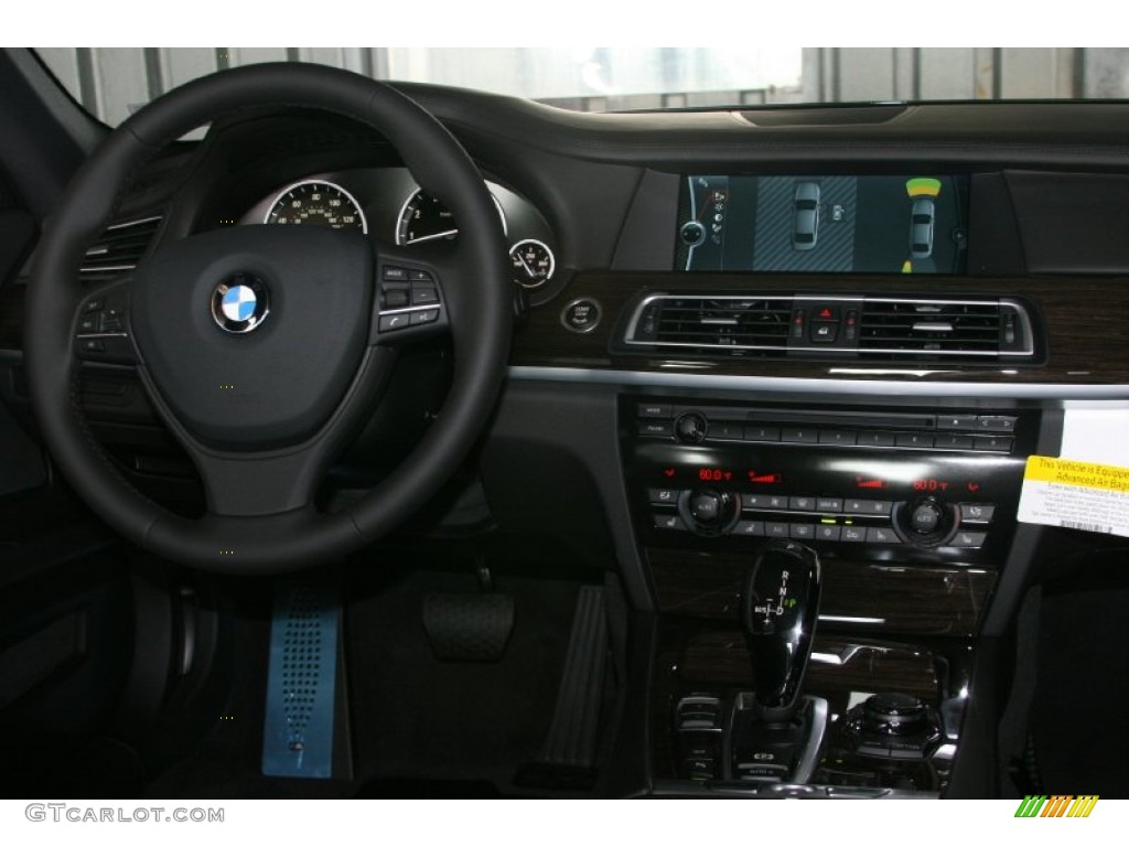 2012 BMW 7 Series 750Li Sedan Black Dashboard Photo #50275215