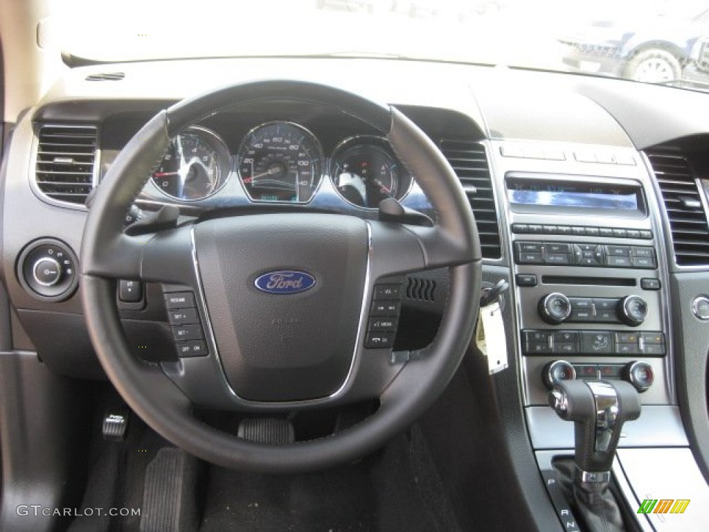 2011 Ford Taurus Limited AWD Charcoal Black Dashboard Photo #50276106