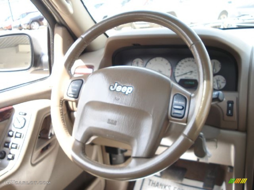 2004 Grand Cherokee Limited 4x4 - Stone White / Sandstone photo #24