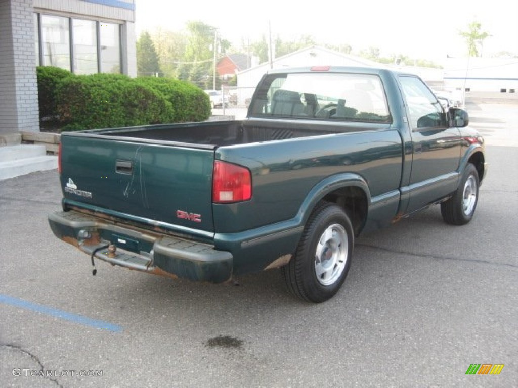 1998 Sonoma SLS Regular Cab - Emerald Green Metallic / Graphite photo #6