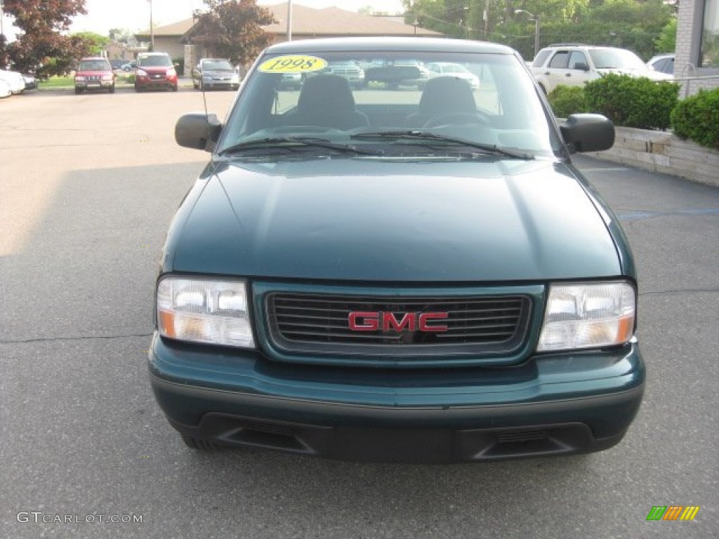 1998 Sonoma SLS Regular Cab - Emerald Green Metallic / Graphite photo #10