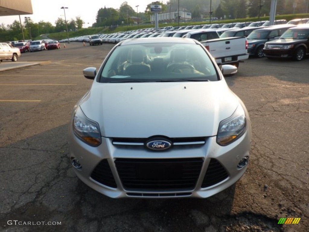 Ingot Silver Metallic 2012 Ford Focus Titanium Sedan Exterior Photo #50277567
