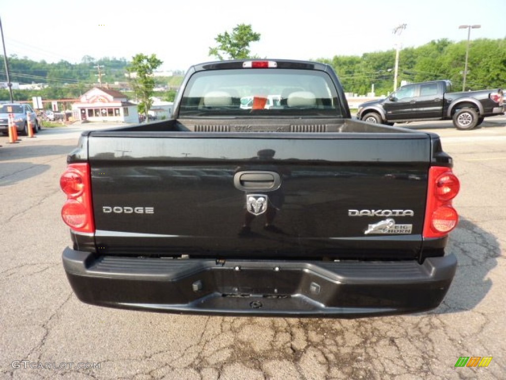 Brilliant Black Crystal Pearl 2011 Dodge Dakota Big Horn Crew Cab 4x4 Exterior Photo #50278401
