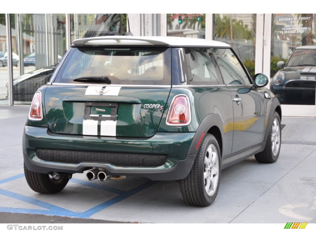2010 Cooper S Hardtop - British Racing Green Metallic / Grey/Carbon Black photo #41
