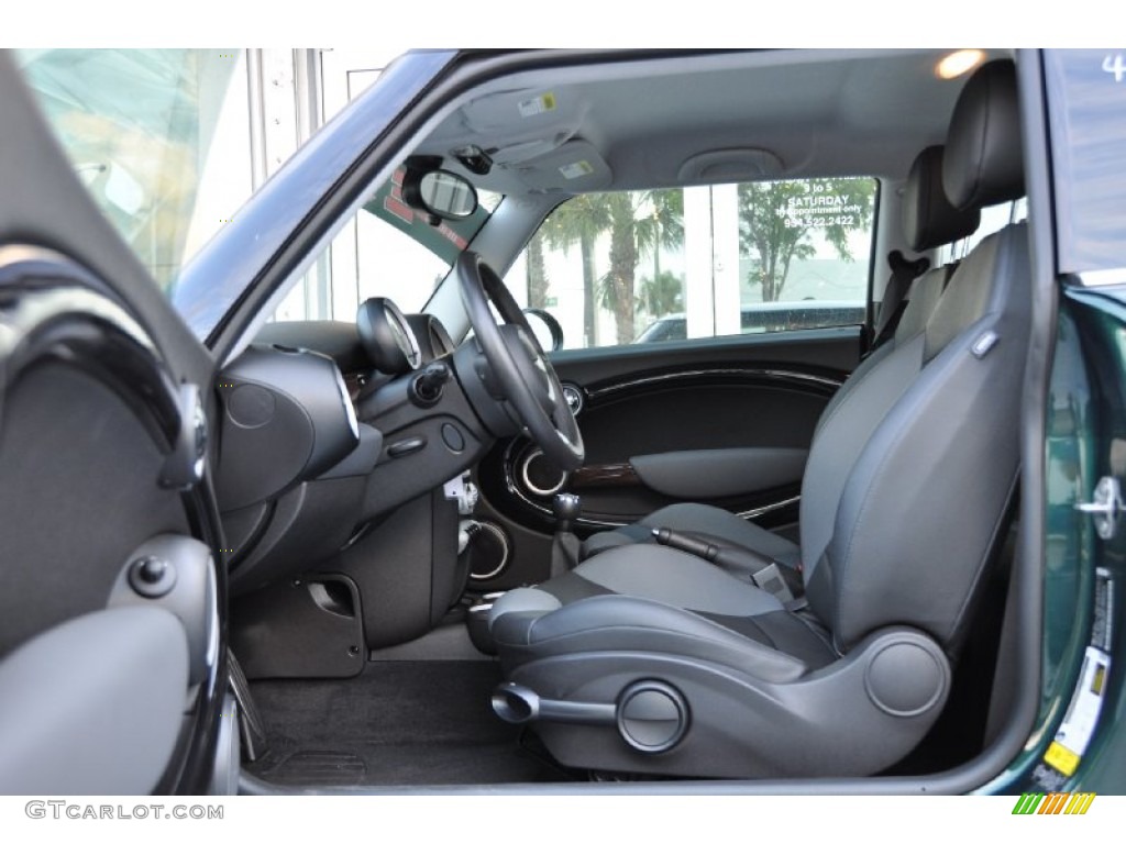 2010 Cooper S Hardtop - British Racing Green Metallic / Grey/Carbon Black photo #61