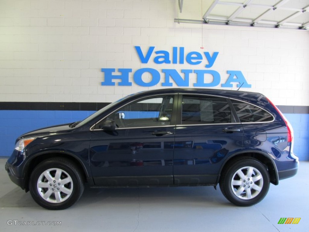 2009 CR-V EX 4WD - Royal Blue Pearl / Gray photo #2