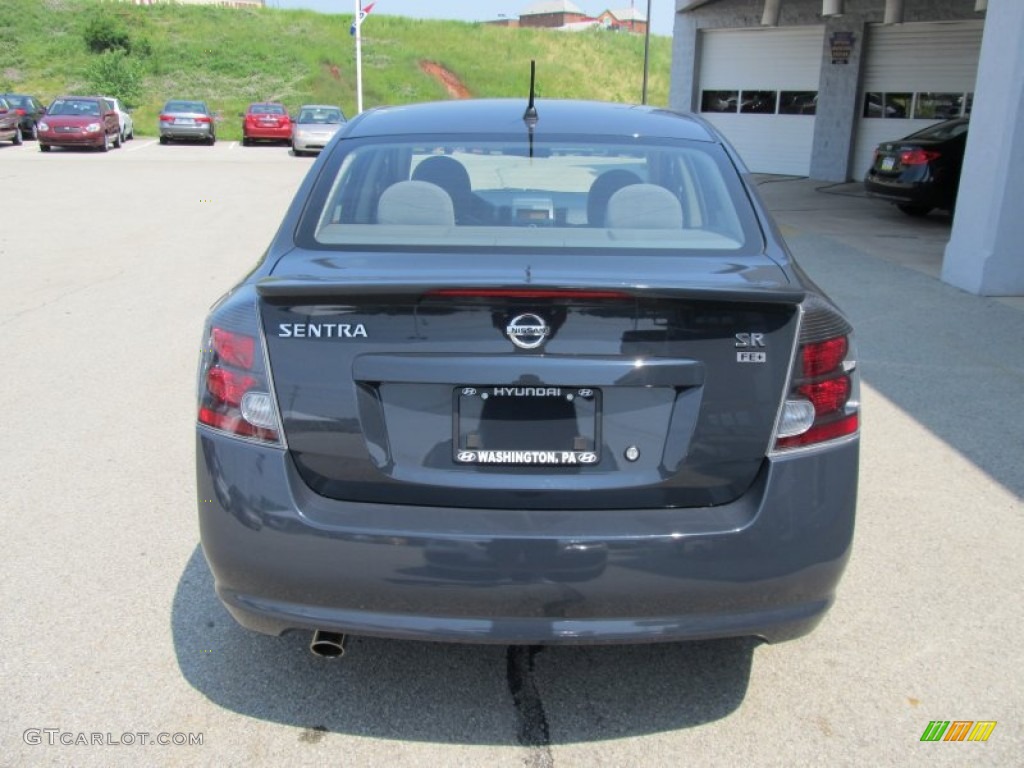 2009 Sentra 2.0 SR - Midnight Sky / Charcoal photo #6