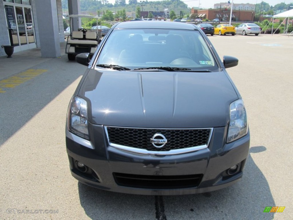 2009 Sentra 2.0 SR - Midnight Sky / Charcoal photo #10