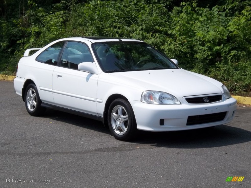 2000 Honda civic ex coupe white