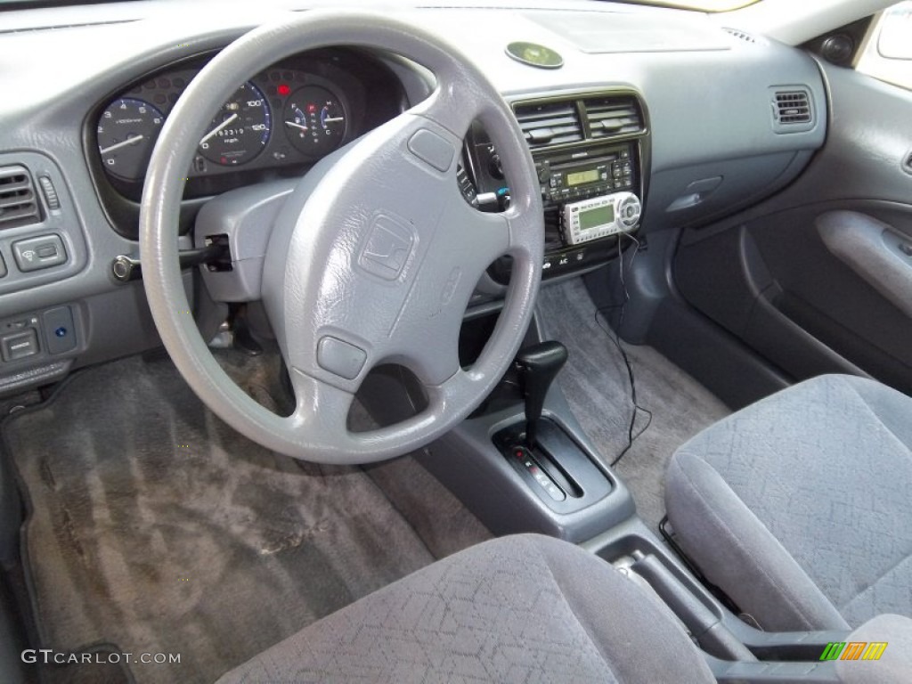 2000 Civic EX Coupe - Taffeta White / Dark Gray photo #6