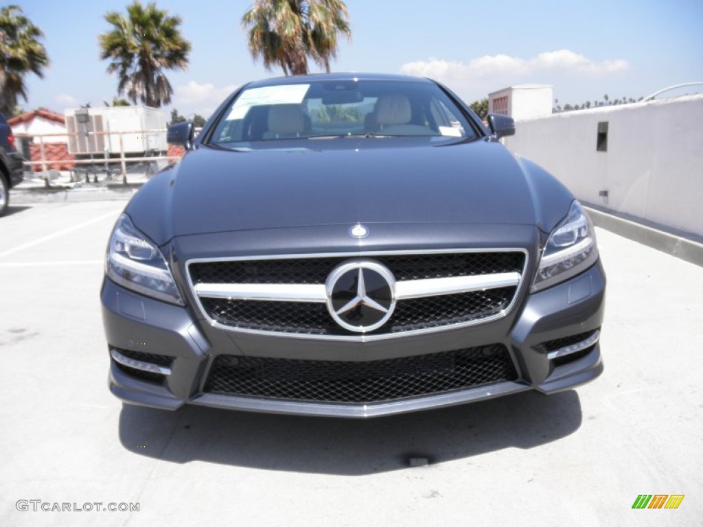 Steel Grey Metallic 2012 Mercedes-Benz CLS 550 Coupe Exterior Photo #50280621