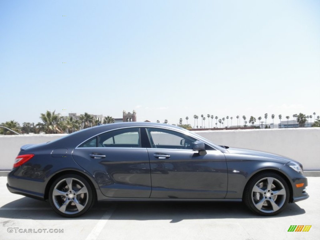 Steel Grey Metallic 2012 Mercedes-Benz CLS 550 Coupe Exterior Photo #50280636