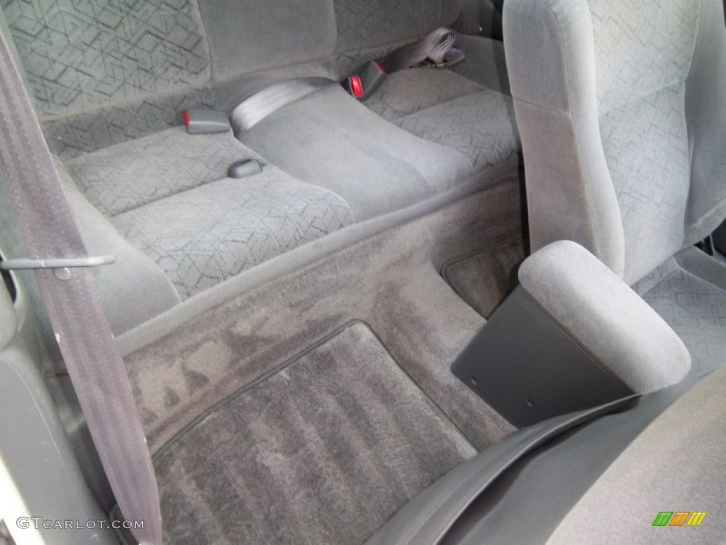 2000 Civic EX Coupe - Taffeta White / Dark Gray photo #18